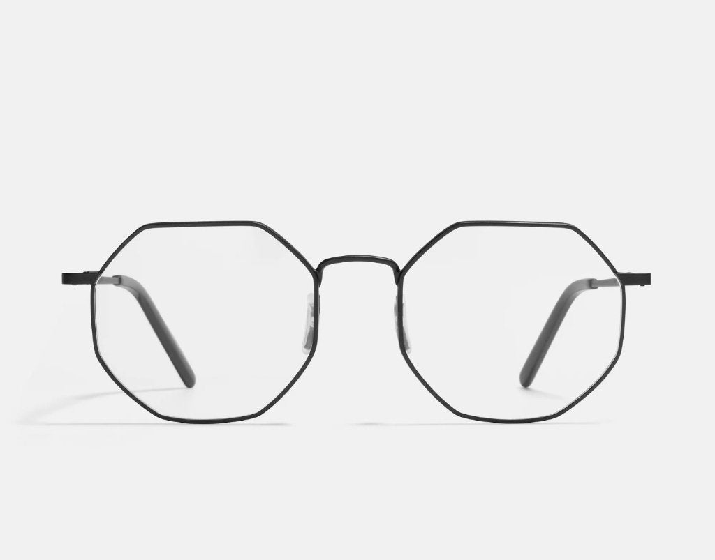 Ace & Tate Elton large matte black bril, Sieraden, Tassen en Uiterlijk, Zonnebrillen en Brillen | Dames, Overige merken, Zwart