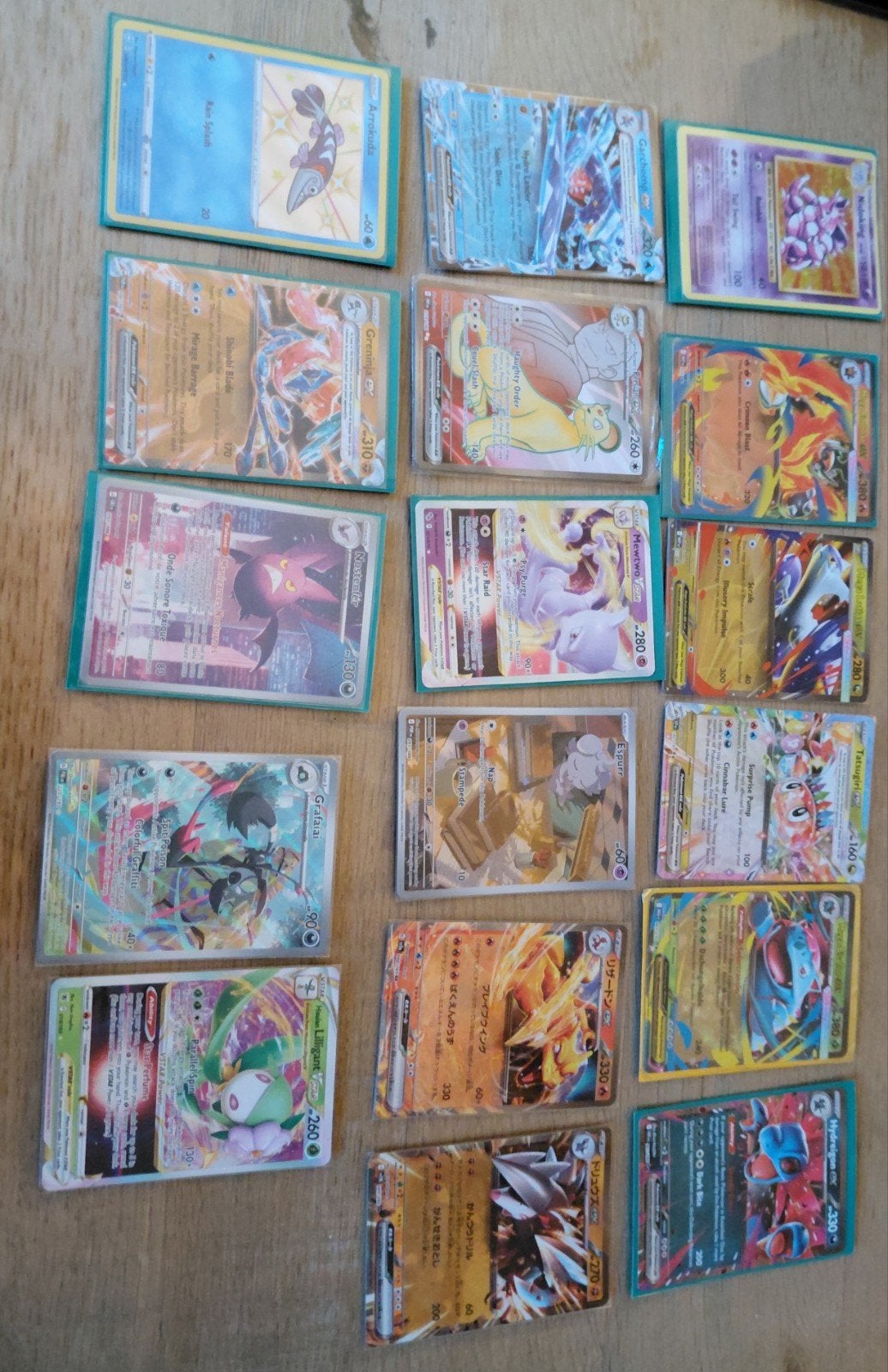 pokemonkaarten, Ophalen, Zo goed als nieuw, Meerdere kaarten, Foil