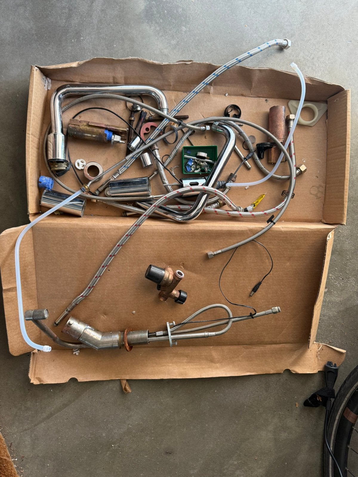 Quooker onderdelen, Doe-het-zelf en Verbouw, Geisers en Boilers, Gebruikt, Aardgas, Minder dan 20 liter, Boiler
