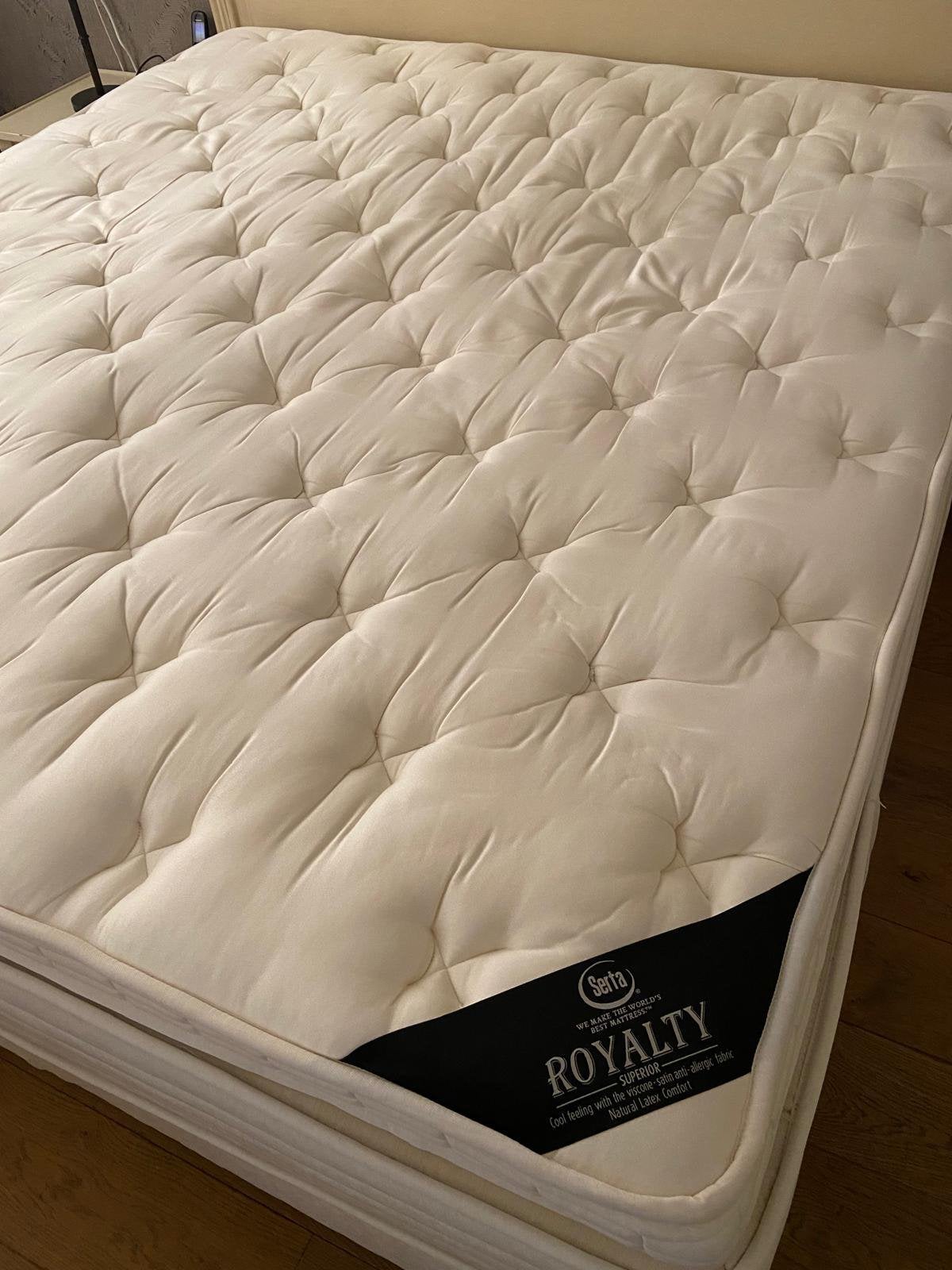 Topmatras Serta Royalty superior, als nieuw! Winkel €1700,-, Ophalen, Zo goed als nieuw, Tweepersoons, 180 cm