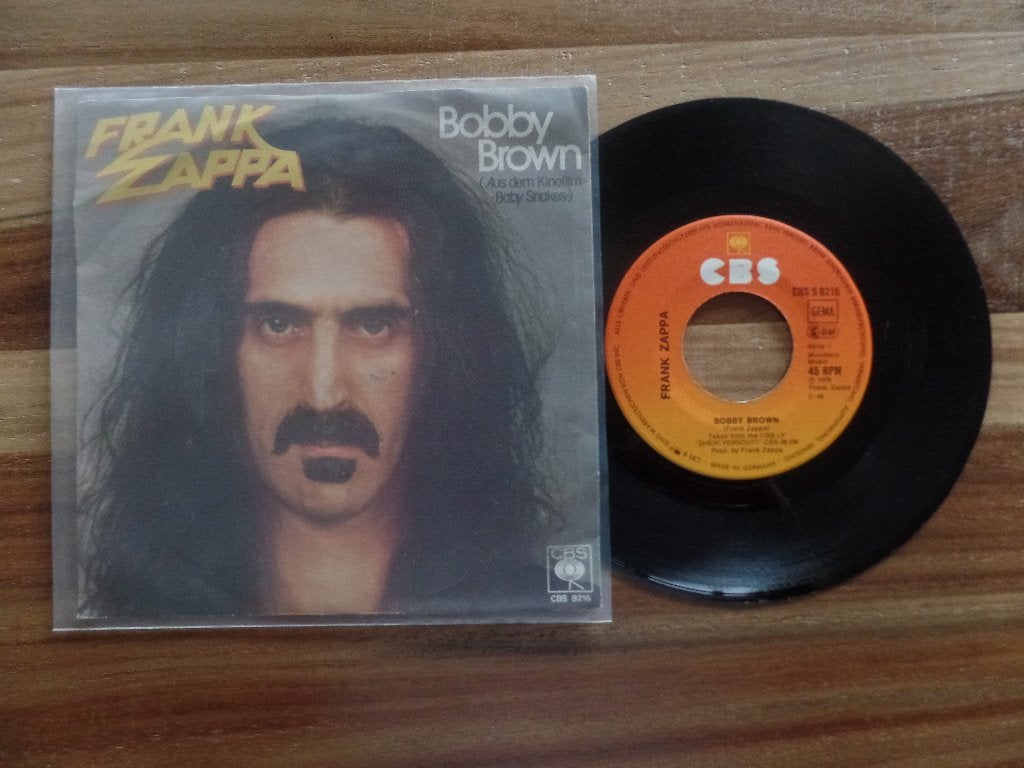 single  Frank Zappa – Bobby Brown, Cd's en Dvd's, Ophalen of Verzenden, Gebruikt, 7 inch, Rock en Metal