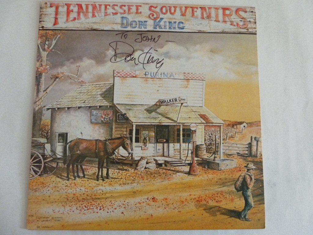 LP Don King - Tennessee Souvenirs - GESIGNEERD, LP, Ophalen of Verzenden, Zo goed als nieuw, Gesigneerd