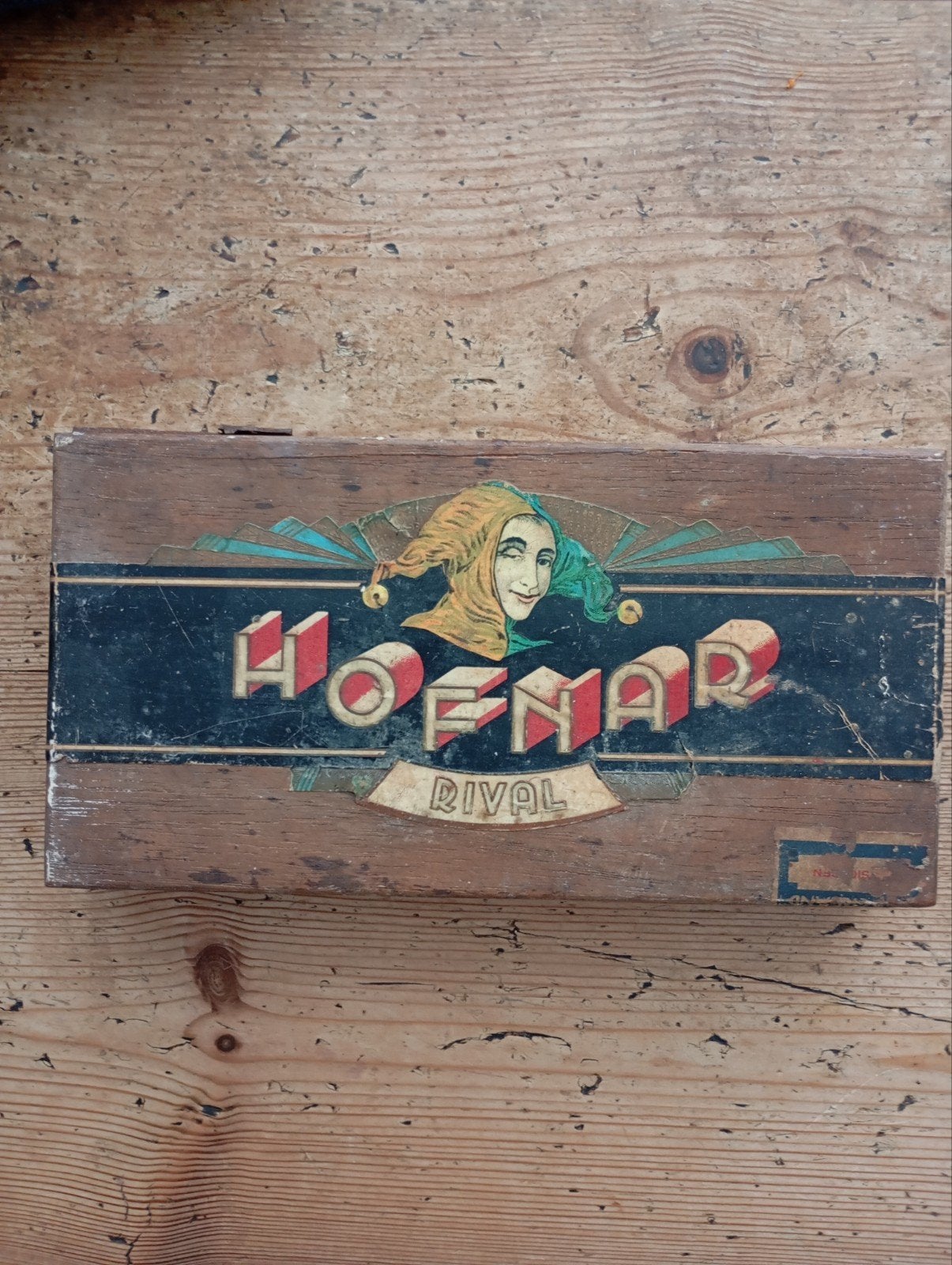 vintage Sigaren doos Hofnar Rival, Ophalen of Verzenden, Gebruikt, Verpakking