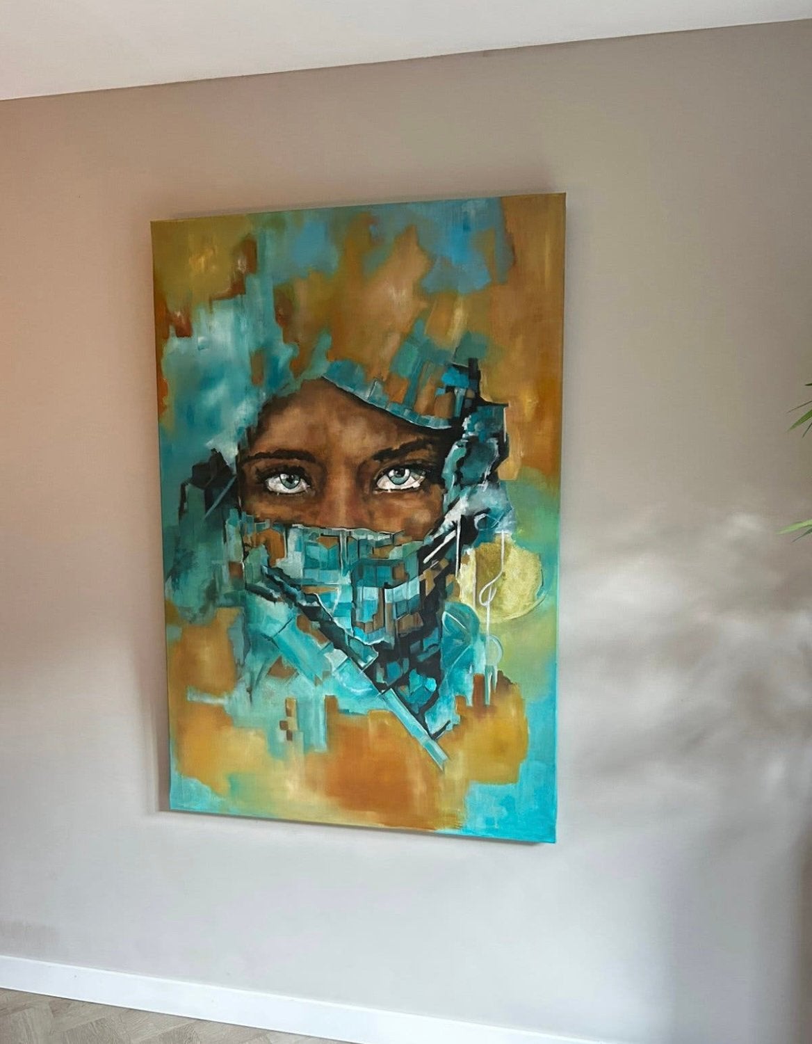 Schilderij 100 x 150 handgeschilderd, Ophalen