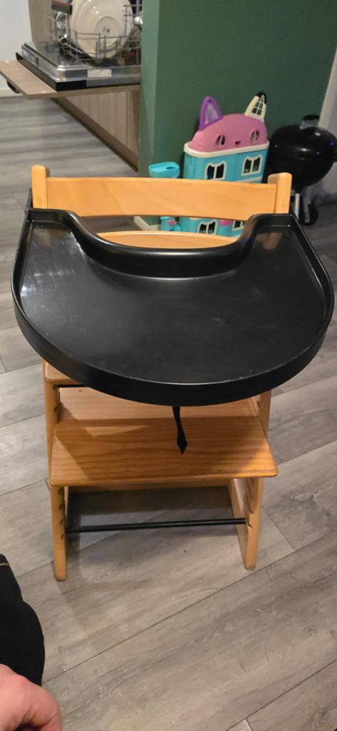 Stokke tripp trapp met play tray, Ophalen, Gebruikt, Meegroeistoel, Afneembaar eetblad