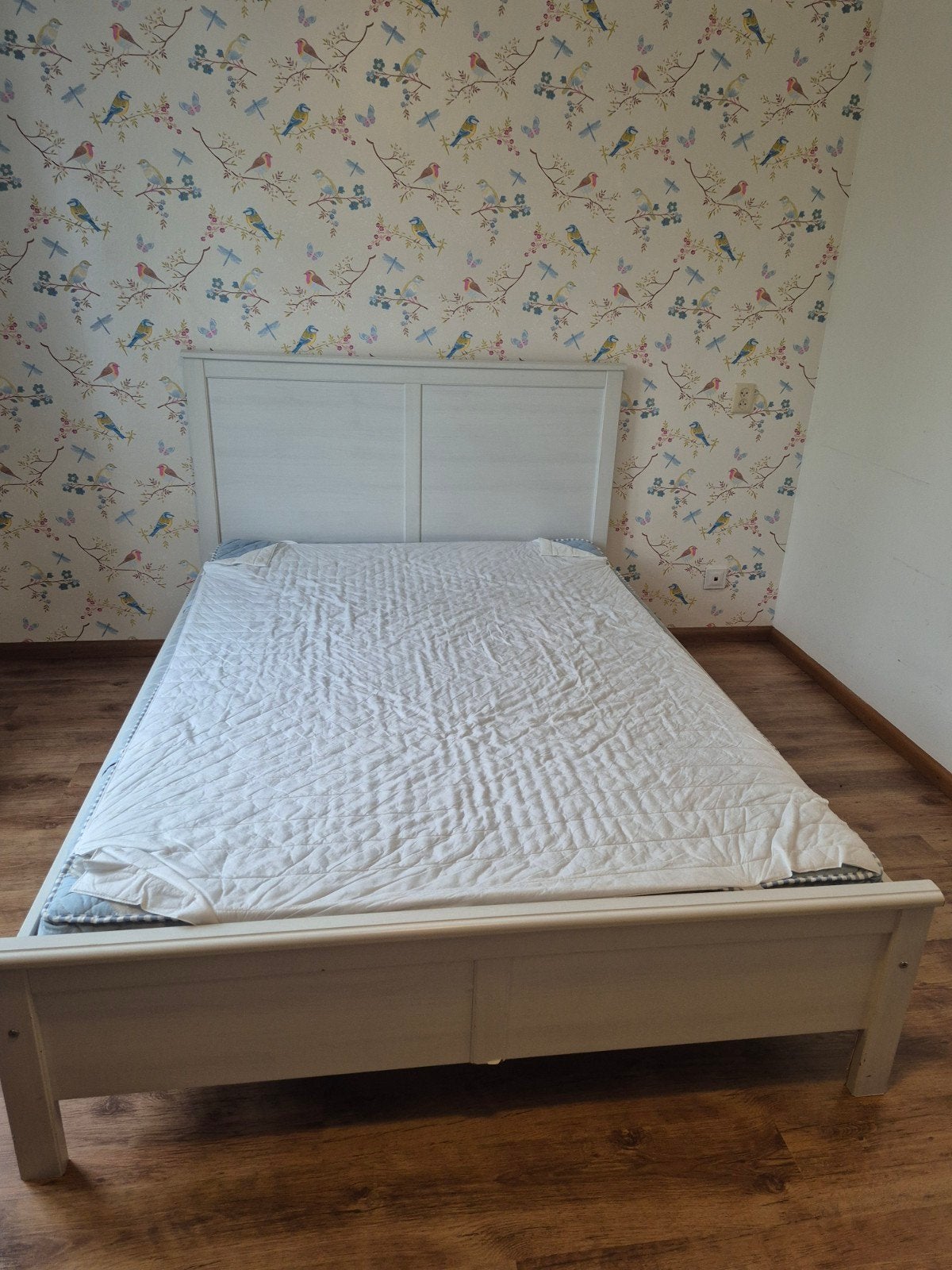 IKEA Fagelfjallet bed met matras (Sultan), Ophalen, Gebruikt, Tweepersoons, Overige maten