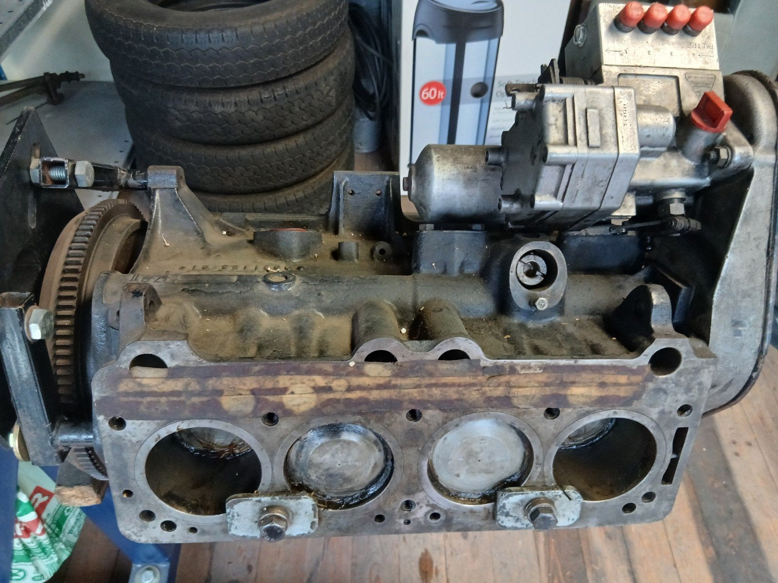 Peugeot 404 Injection Motorblok (gereviseerd), Ophalen, Gebruikt, Oldtimer onderdelen