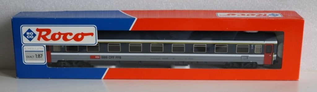 Roco 44669 1e klas Eurofima sneltrein rijtuig SBB exact 1:87, Wisselstroom, Wagon, Ophalen of Verzenden, Zo goed als nieuw