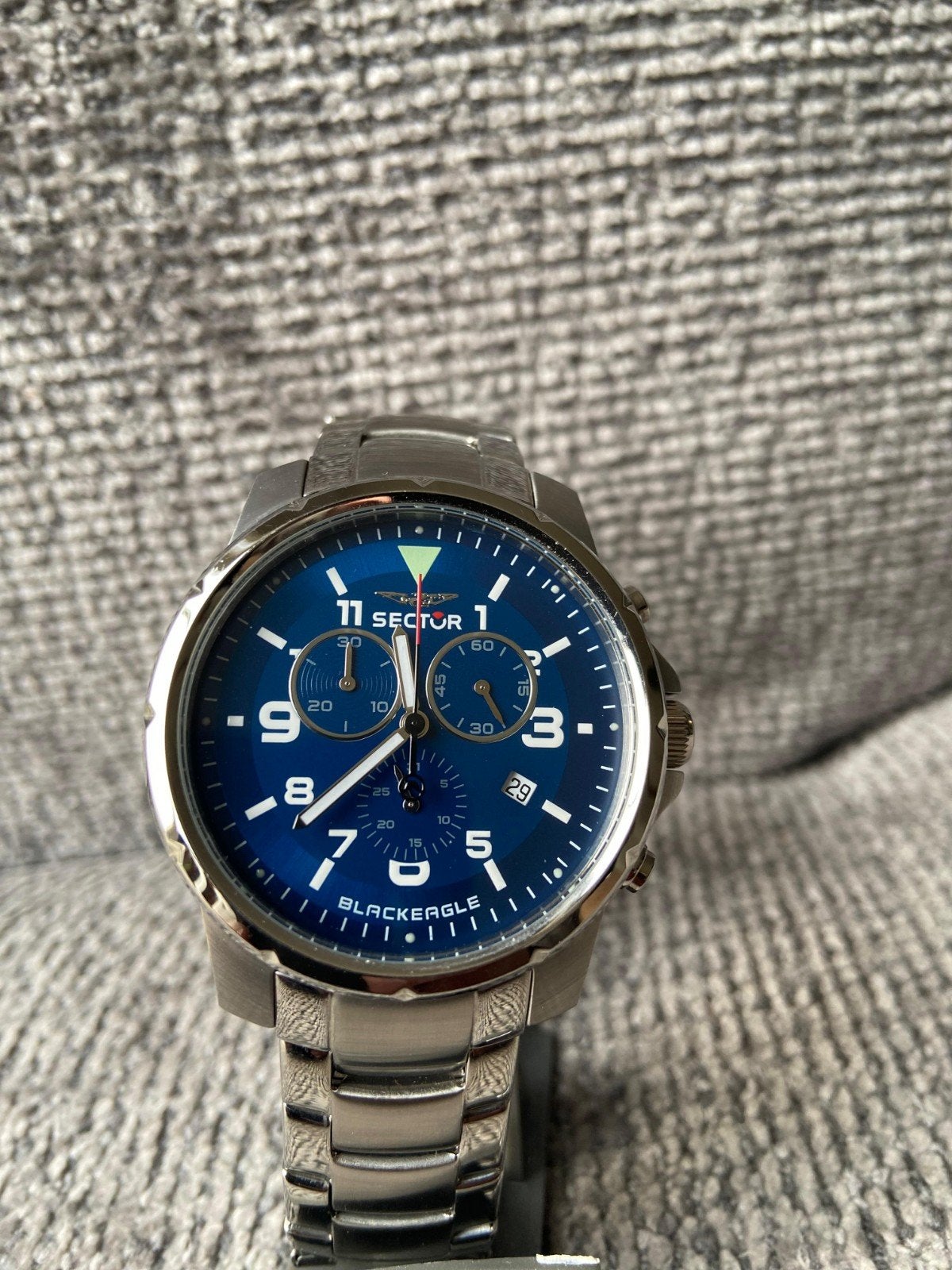 Sector Blackeagle Chronograph, Sector, IOS, Ophalen of Verzenden, Zo goed als nieuw