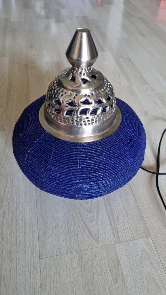 Arabische lamp, blauw, Ophalen of Verzenden
