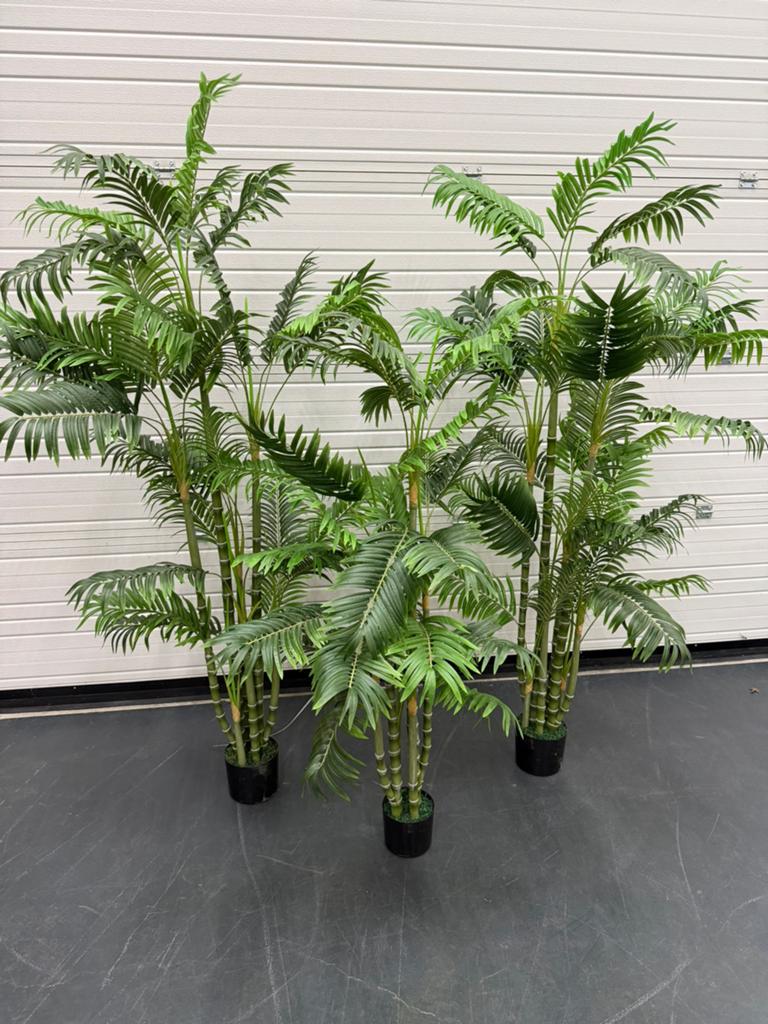 NIEUWE kunst areca palm 180 cm voor binnen, Ophalen, Halfschaduw, 150 tot 200 cm