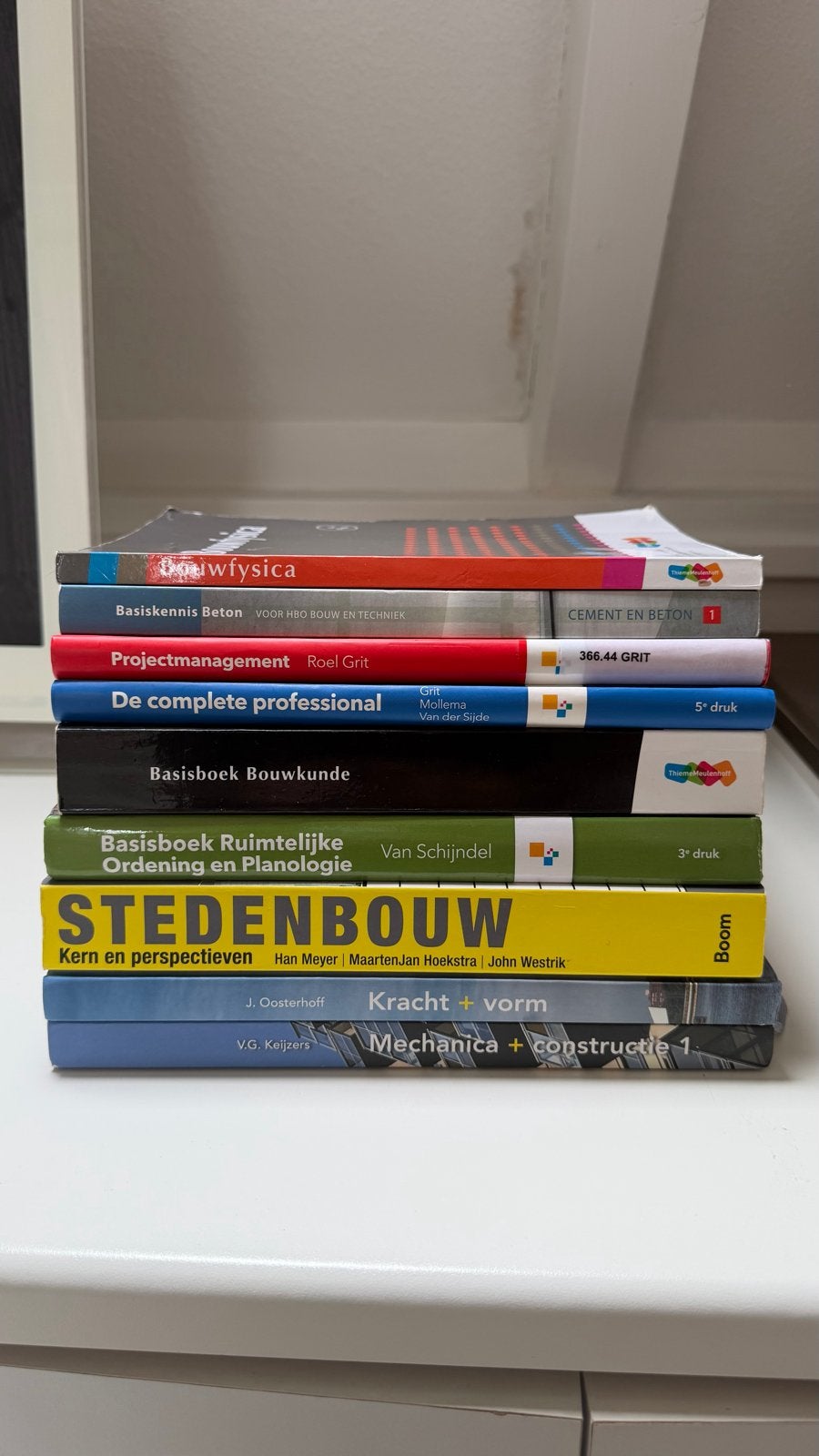 Boekenpakket Built Environment Jaar 1+2+3, Boeken, Ophalen, Beta, Gelezen, HBO