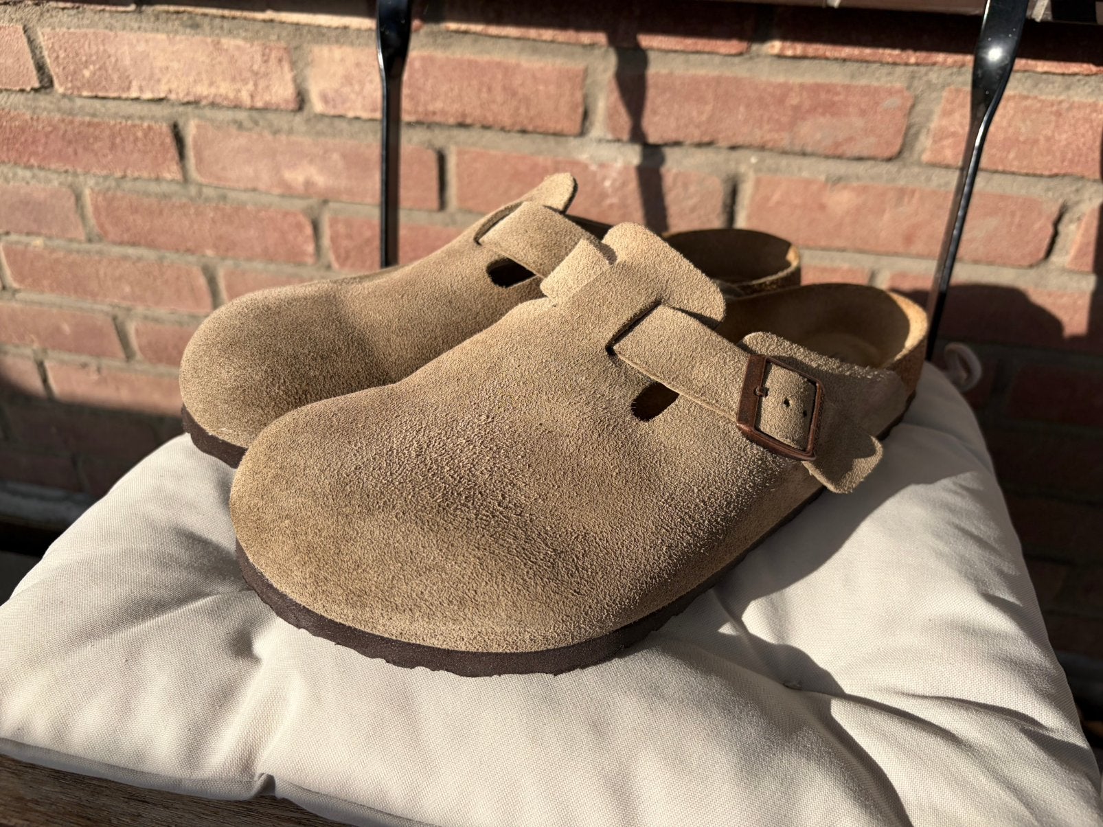 Birkenstock Boston, Verzenden, Zo goed als nieuw, Sandalen