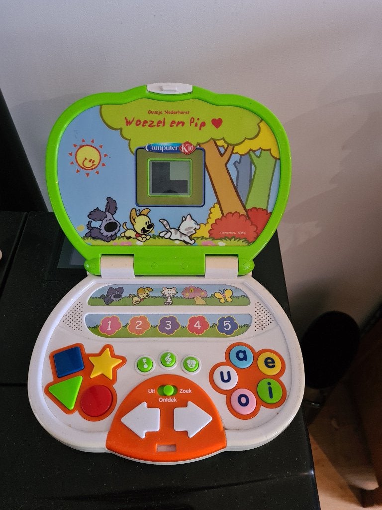 Woezel en pip laptop clementoni, Ophalen, Zo goed als nieuw