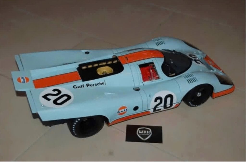 !! SALE !! 1:8 PORSCHE 917 K #20 GULF IXO gebouwd WRH, Ophalen, Zo goed als nieuw, 1:5 t/m 1:8, Auto