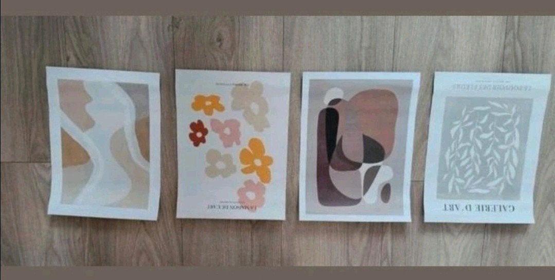 4 mooie posters van Desenio, maat 30 x 40cm - helemaal nieuw, Verzamelen, Posters, Rechthoekig Staand, Nieuw, Ophalen of Verzenden
