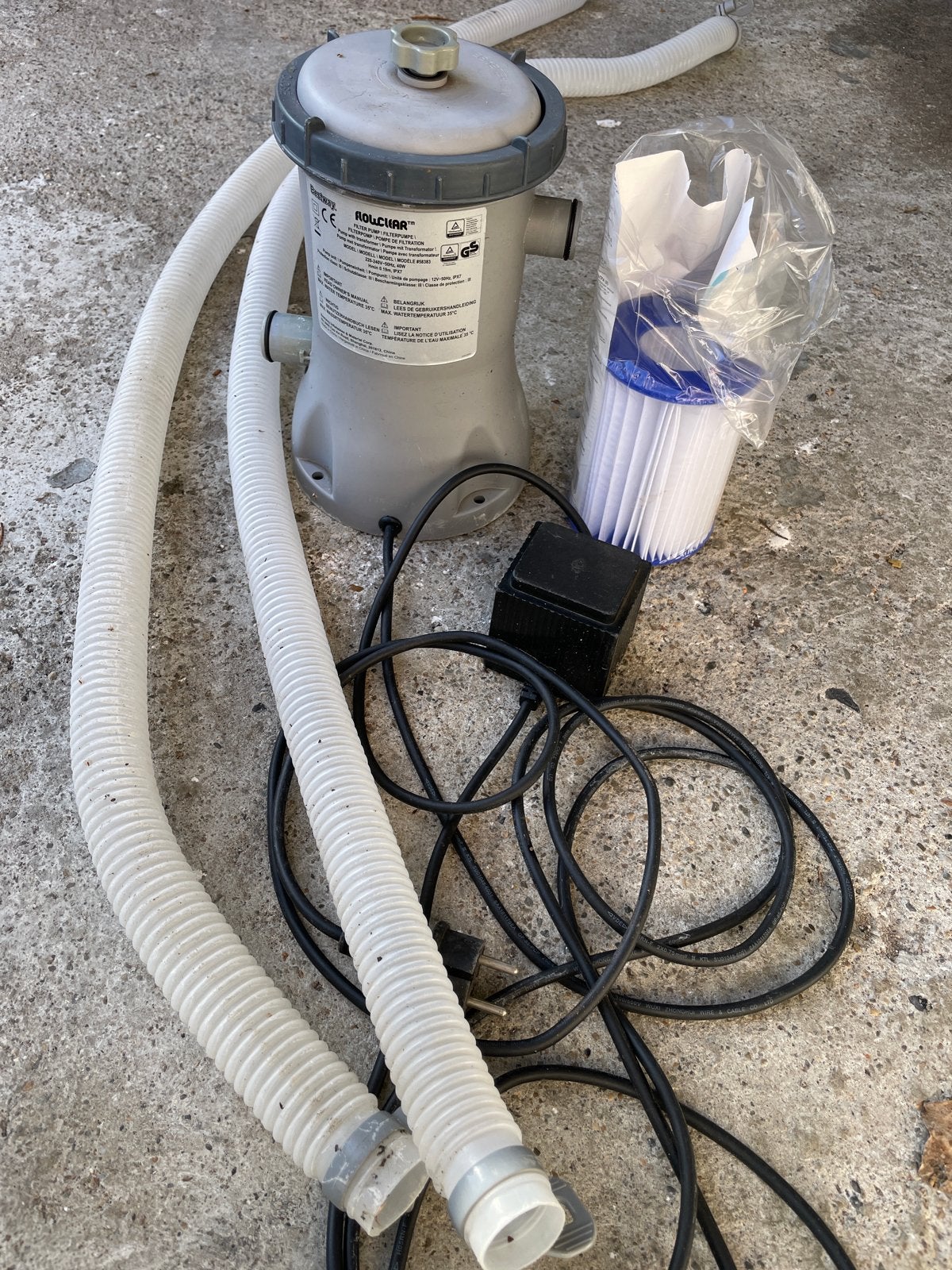 Bestway Flowclear filterpomp voor zwembad, Tuin en Terras, Ophalen, Gebruikt, Zwembadpomp