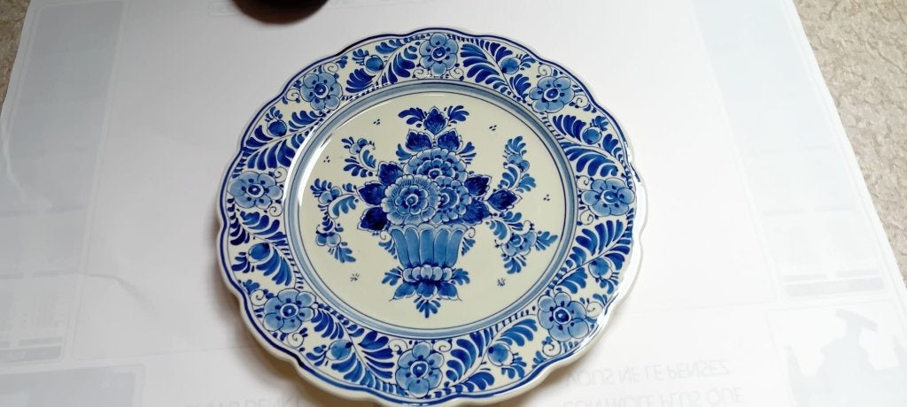 Delfts blauw bord, Ophalen of Verzenden