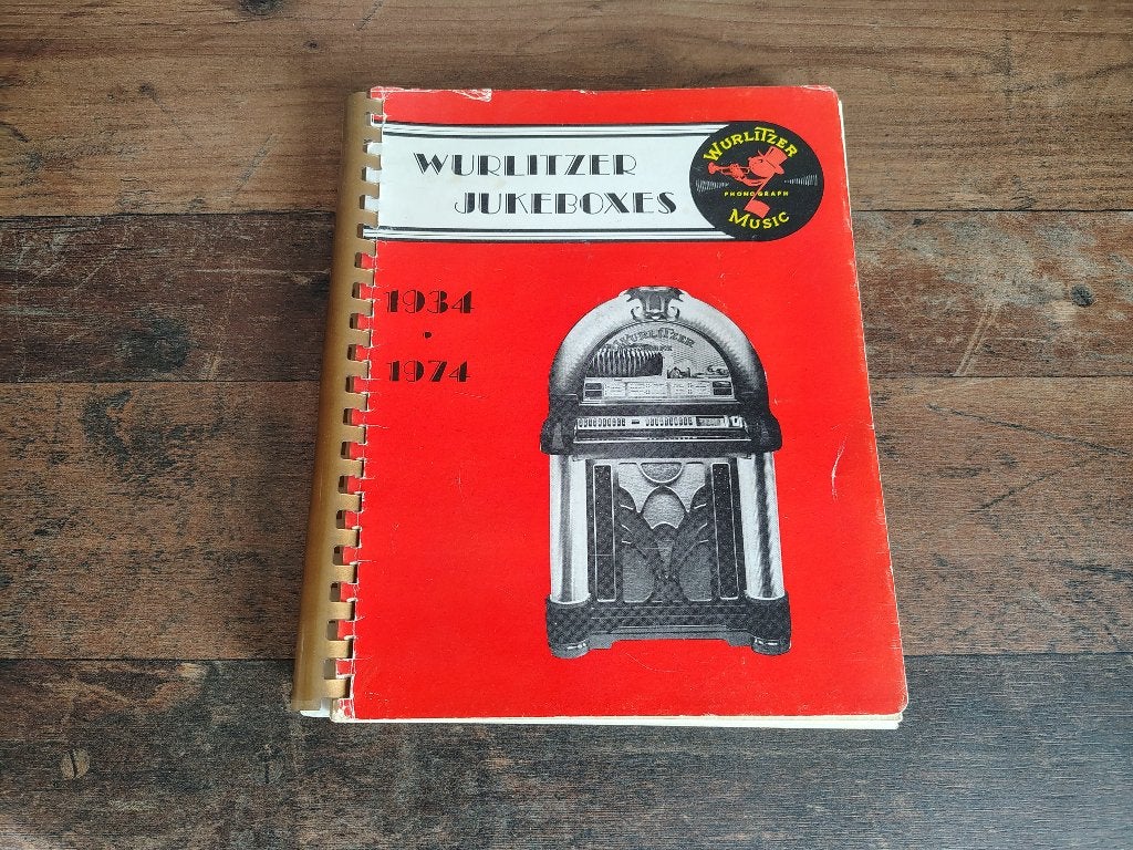 Boek jukebox Historie Wurlitzer (1934-1974) USA, Verzamelen, Verzenden, Gebruikt, 1950 tot 1960, Seeburg