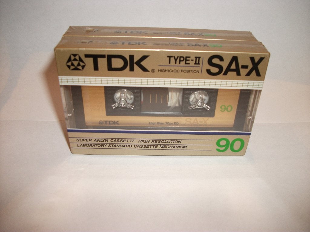 TDK SA-X 90 GOLD (2X)  IN SEAL, Overige genres, 1 bandje, Ophalen of Verzenden, Nieuw in verpakking