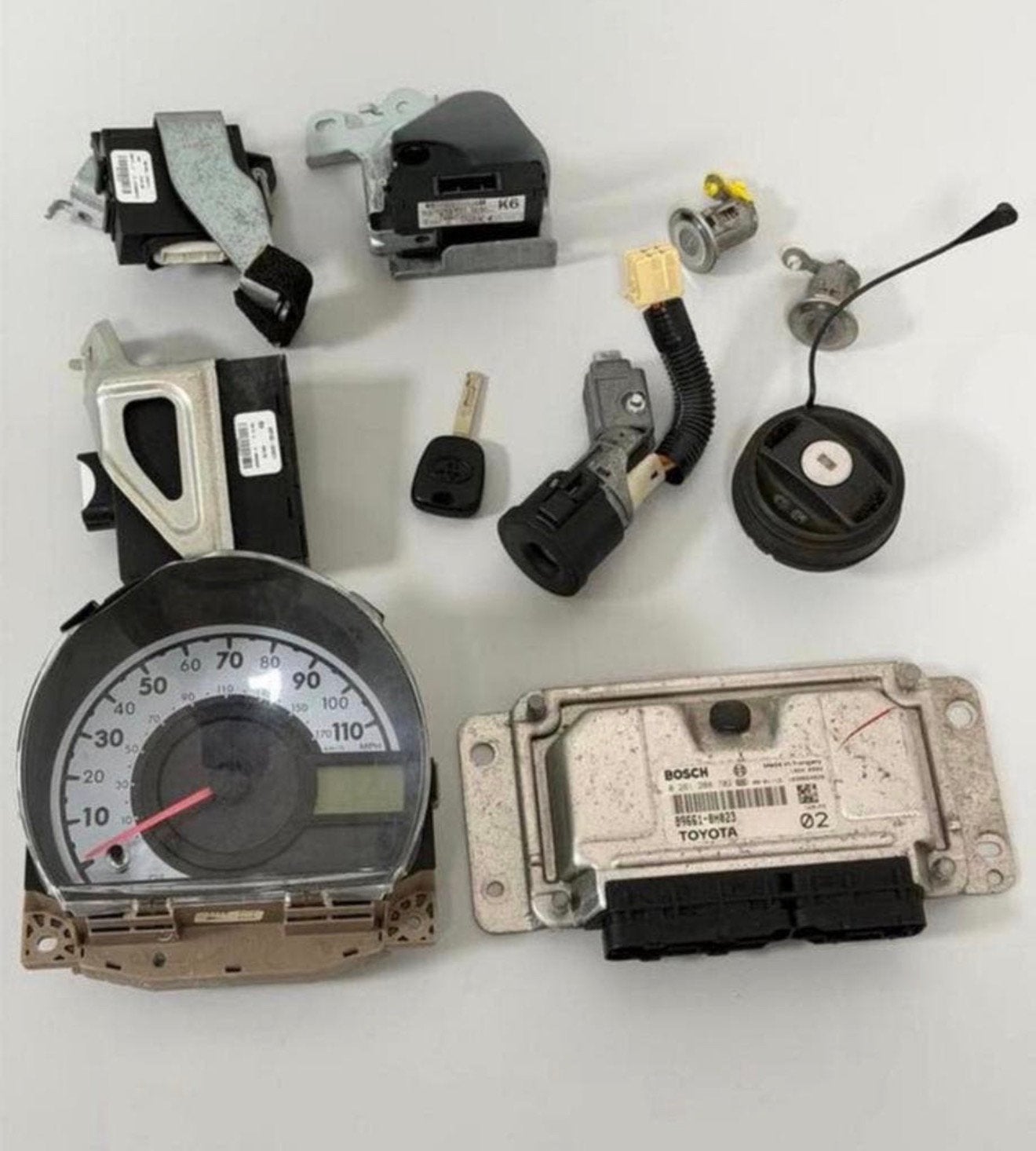 ECU KIT + Sloten SET Toyota Aygo Peugeot 107 Citroën C1 1.0, Gebruikt, M, Ophalen of Verzenden, Mercedes-Benz