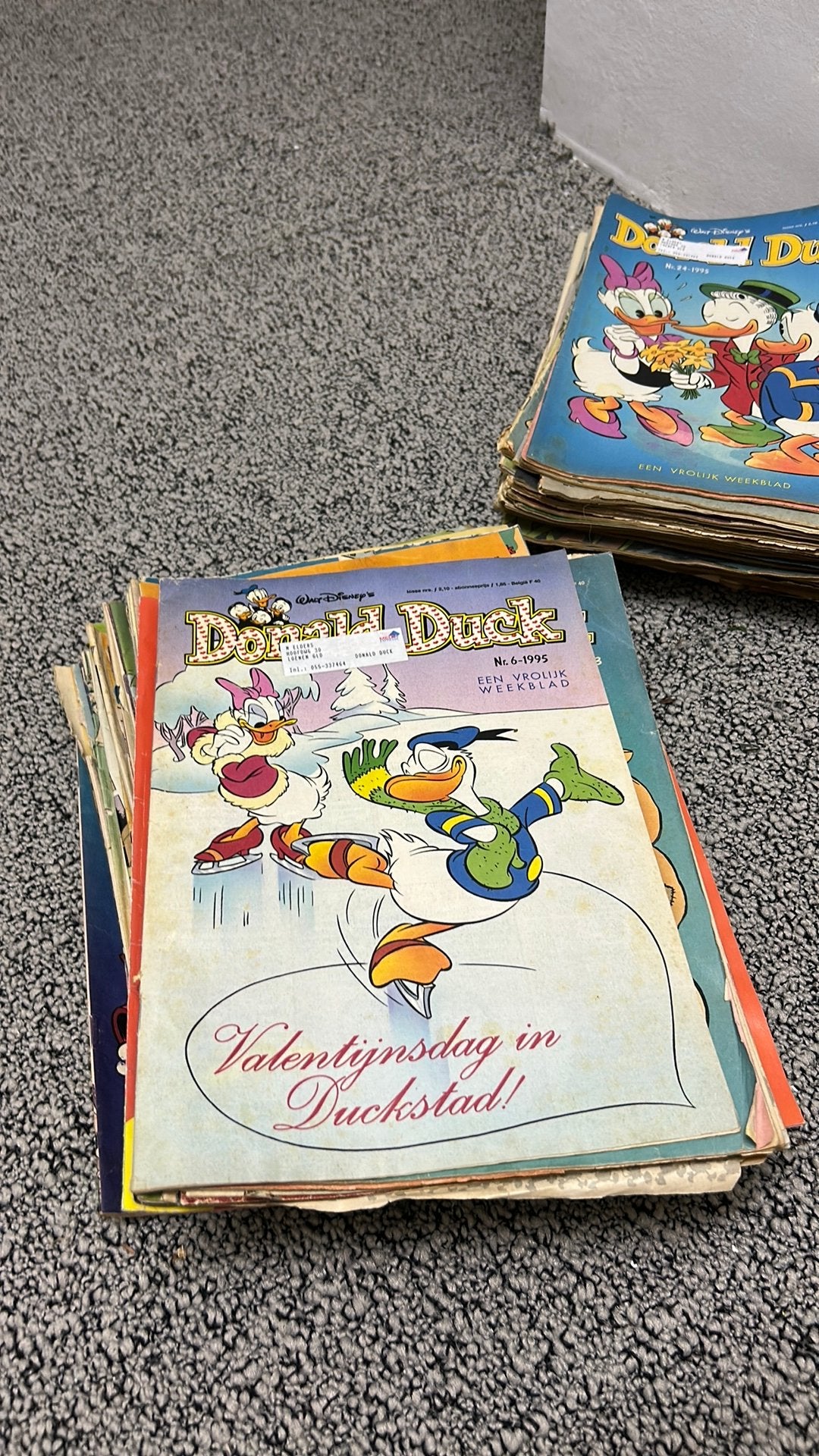 Oude Donald Duck tijdschriften (1990-1996) + vakantieboek, Boeken, Stripboeken, Meerdere stripboeken, Ophalen of Verzenden, Gelezen