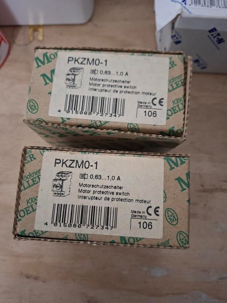 Eaton PKZM motorbeveiligings-schakelaar 0.63A, 1,0A 1,6A, Ophalen of Verzenden, Schakelaar, Eaton Moeller, X