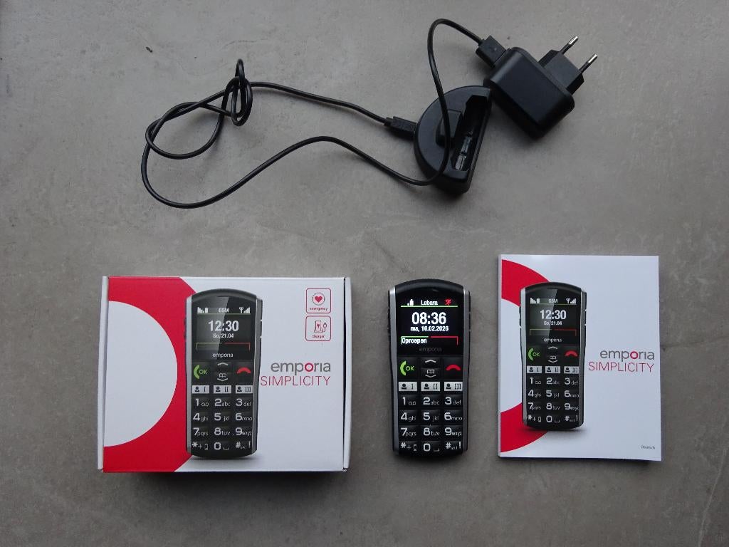 Emporia Simplicity / ouderentelefoon / seniorentelefoon, Telecommunicatie, Mobiele telefoons | Overige merken, Geen camera, Ophalen of Verzenden
