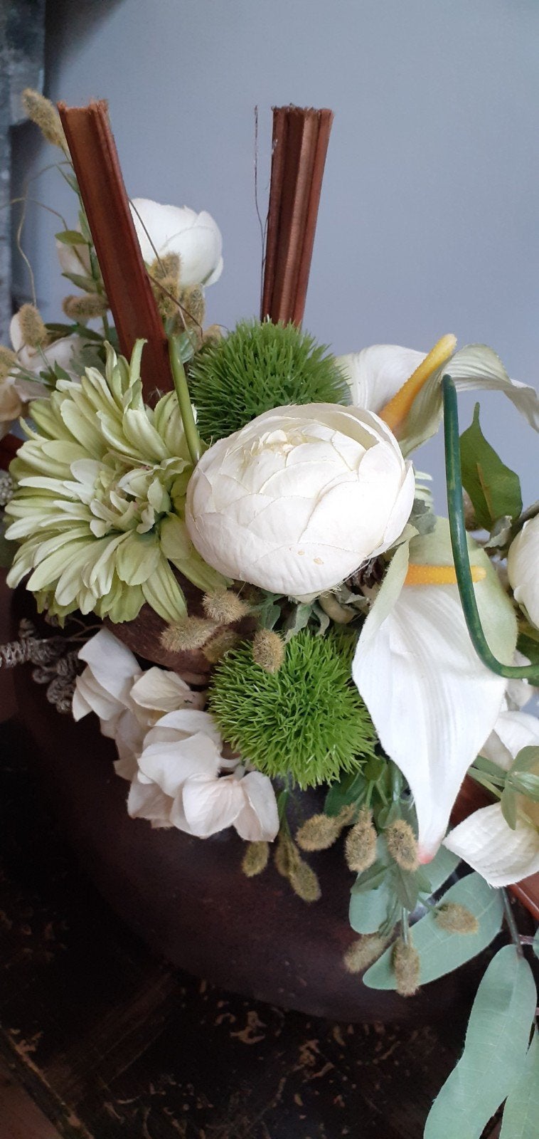 Leuk houdbaar bloemstuk., Ophalen