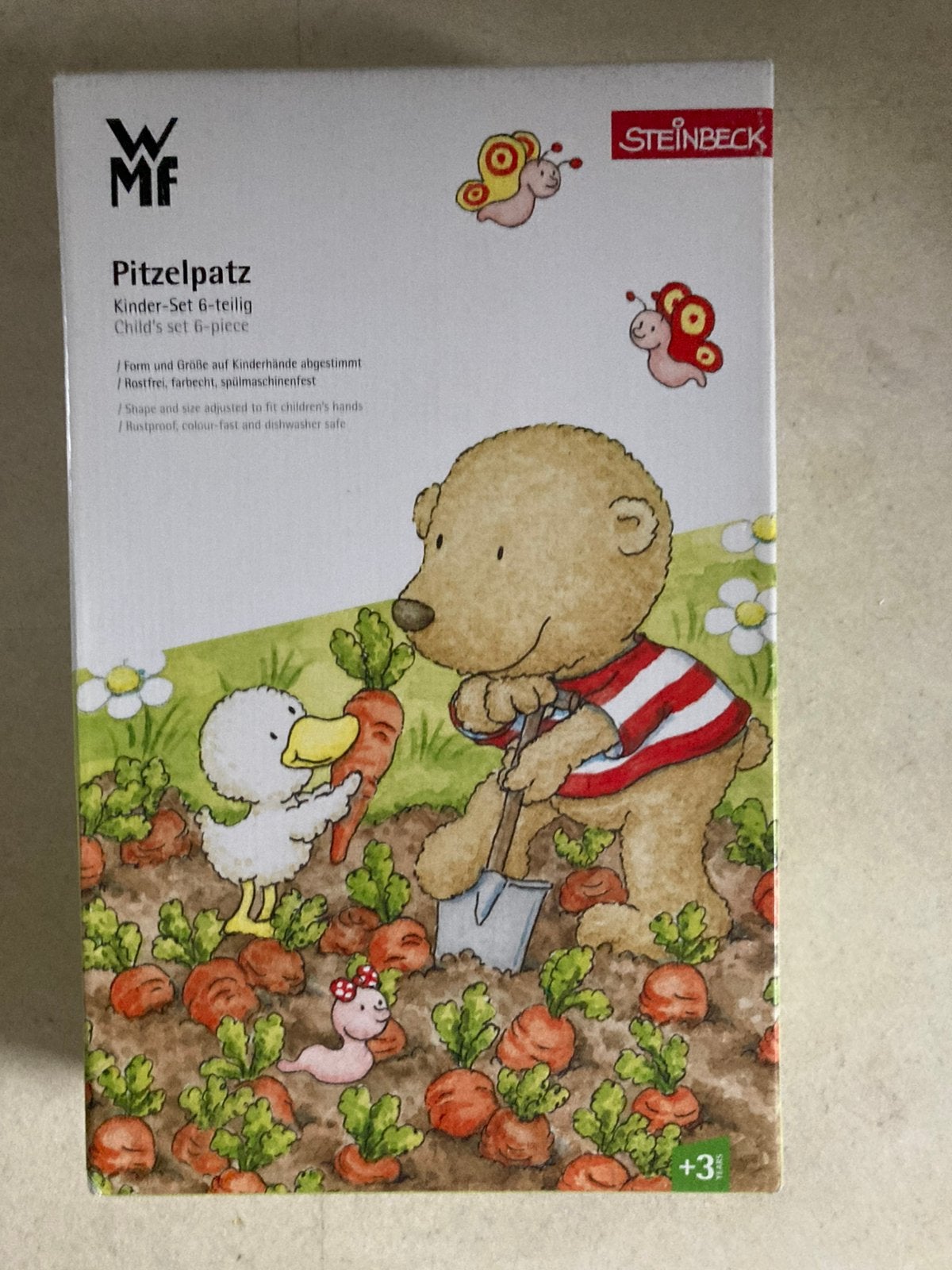 Nieuw WMF Pitzelpatz kinderservies 6-delig in doos, Ophalen of Verzenden, Zo goed als nieuw