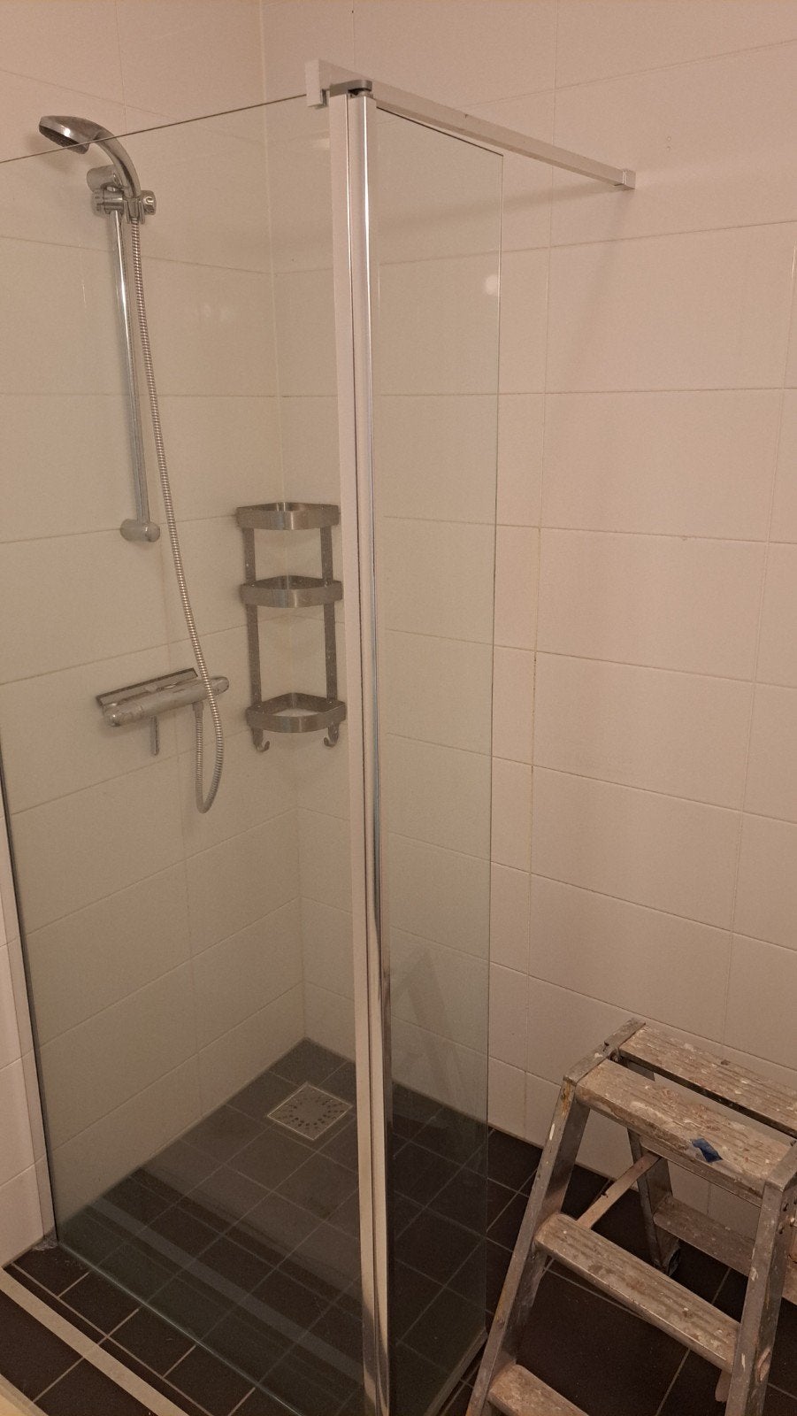 glazen douche wand, Ophalen, Gebruikt