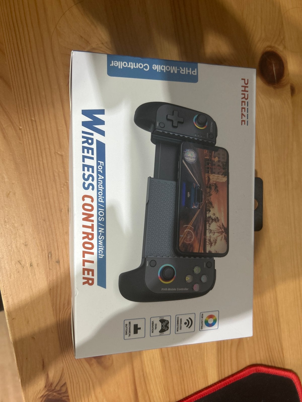 PHREEZE Wireless Controller voor Mobiel/Switch, Nieuw, Mobiel, RGB verlichting, Overige typen