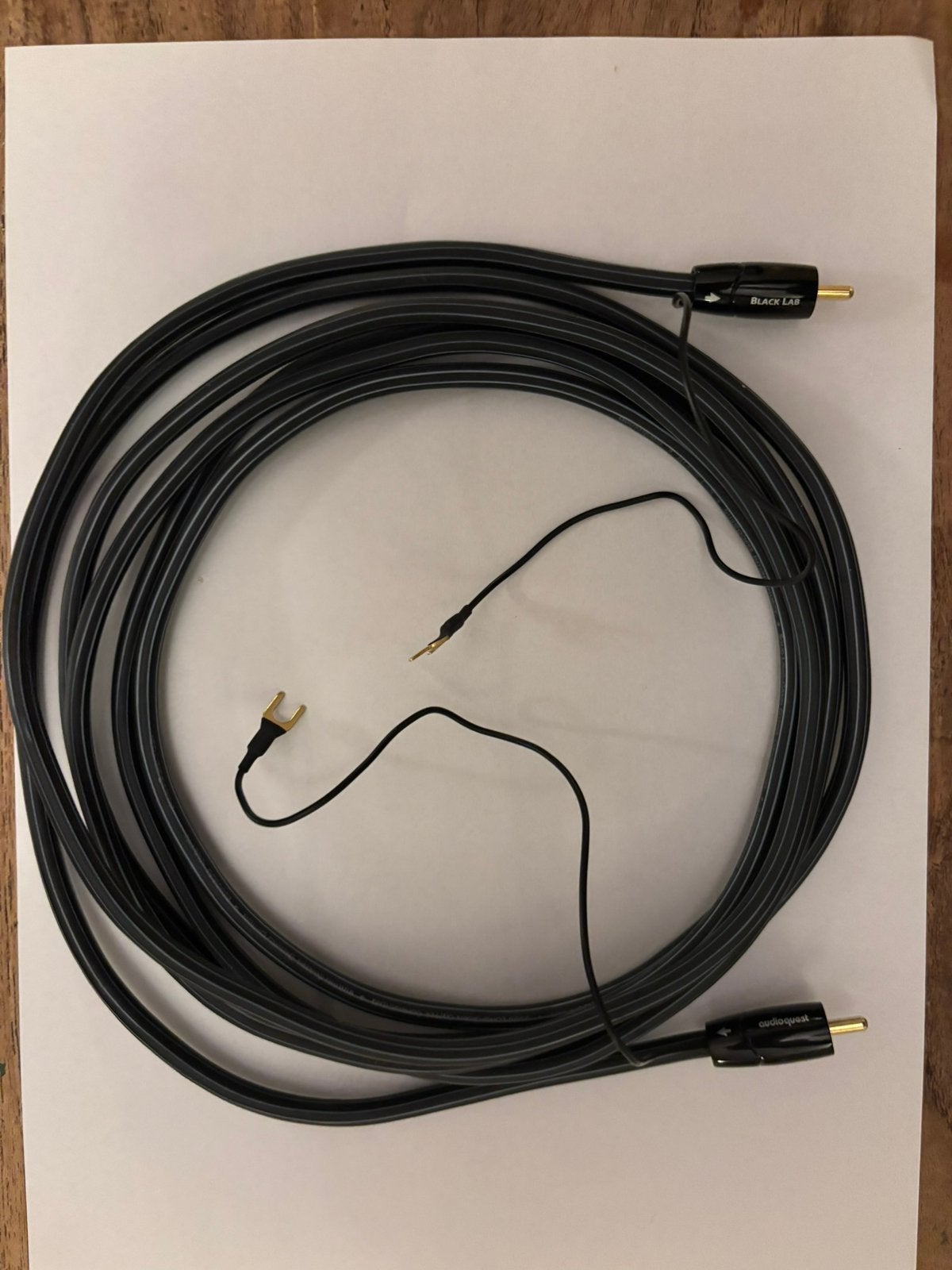 Audioquest Black Lab 3m, Ophalen of Verzenden, Zo goed als nieuw, 2 tot 5 meter, Luidsprekerkabel