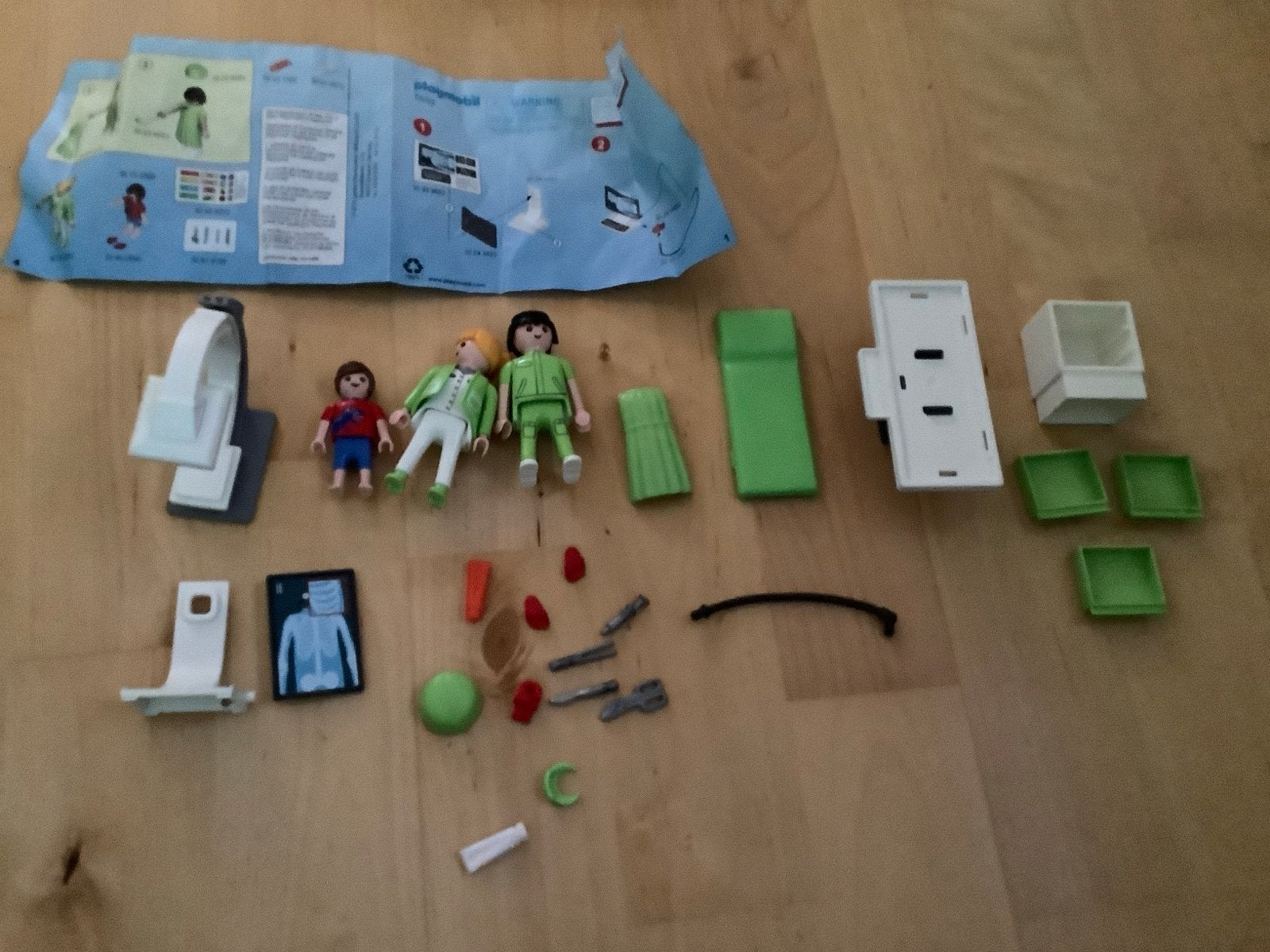 Playmobil Ziekenhuis Röntgenkamer met Figuren en Accessoires, Gebruikt, Complete set, Ophalen of Verzenden, City life