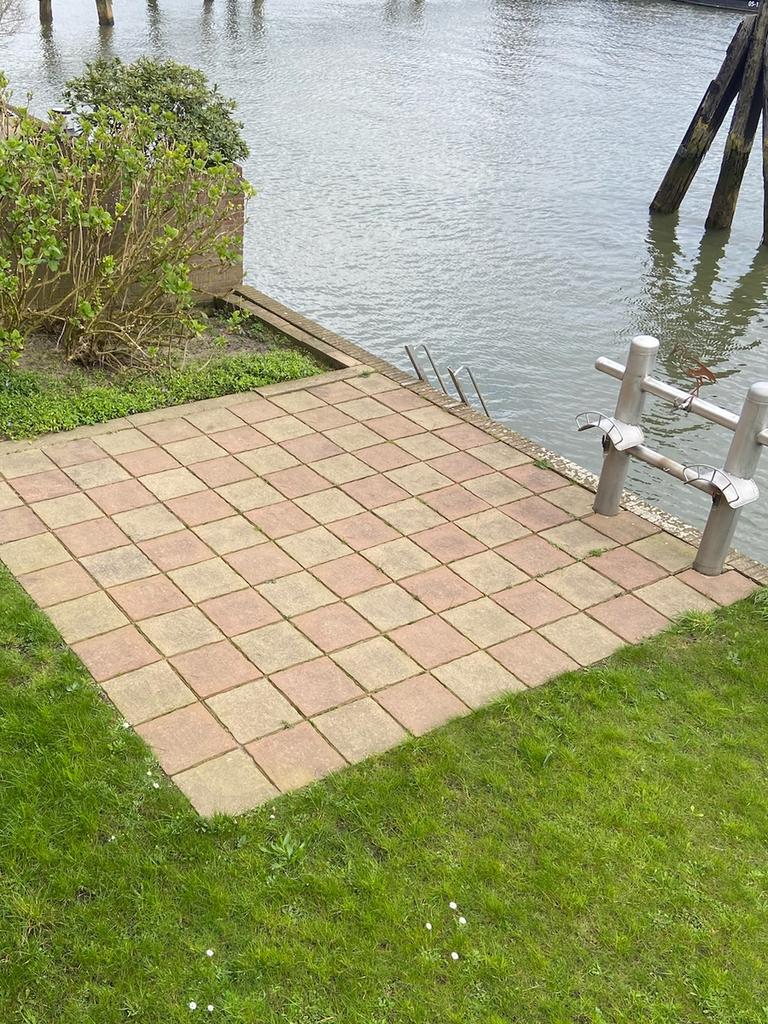 Castle stone tegel 2 kleurig 40x40, Tuin en Terras, Ophalen, Zo goed als nieuw, Overige materialen