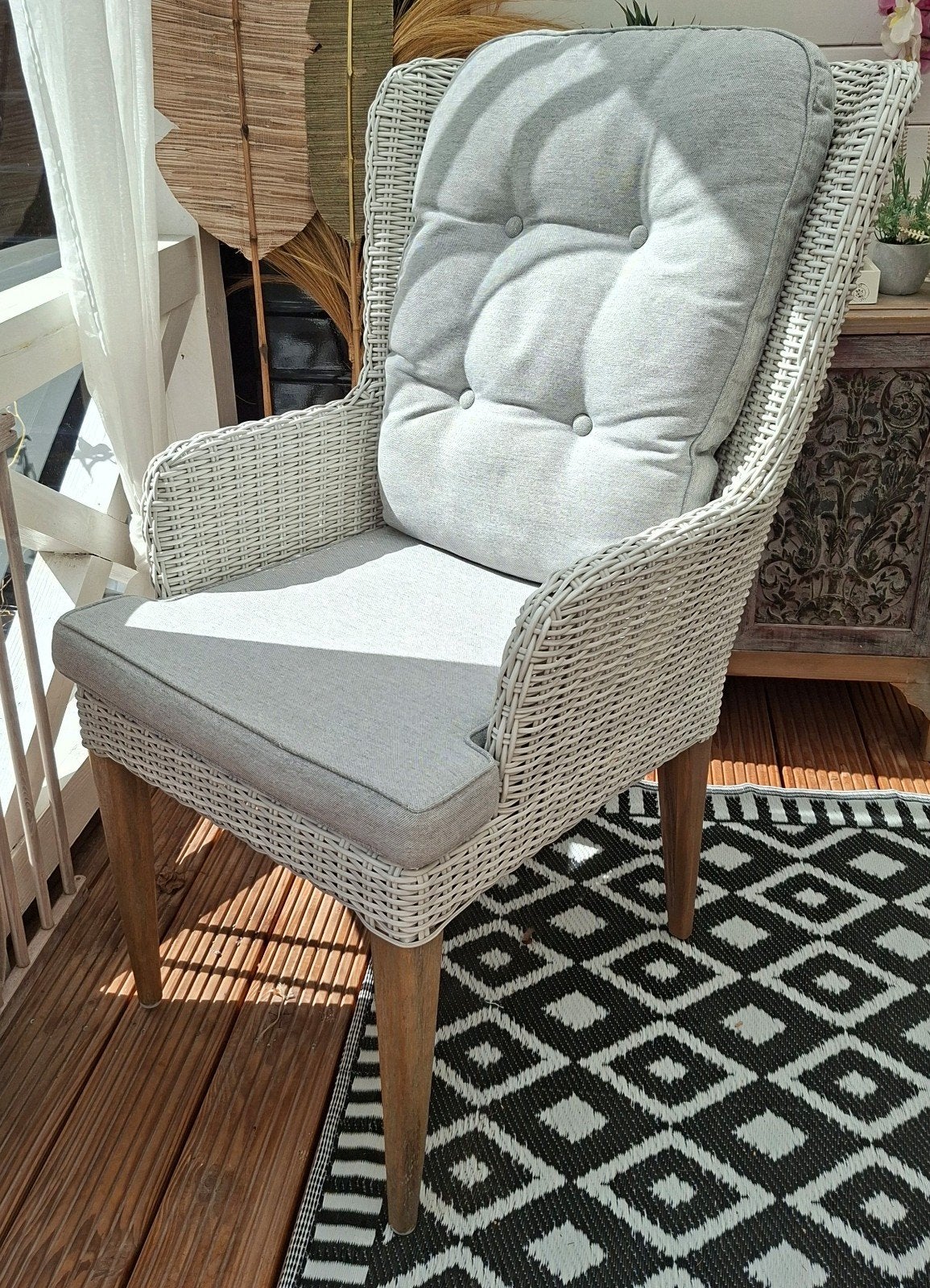 Tuinstoel / fauteuil Intenso met kussens, Ophalen, Zo goed als nieuw