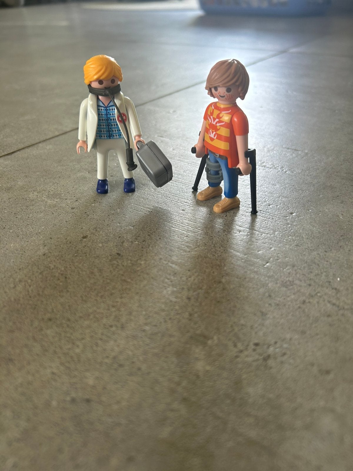Playmobil mannetje bij de doctor, Ophalen of Verzenden, Zo goed als nieuw