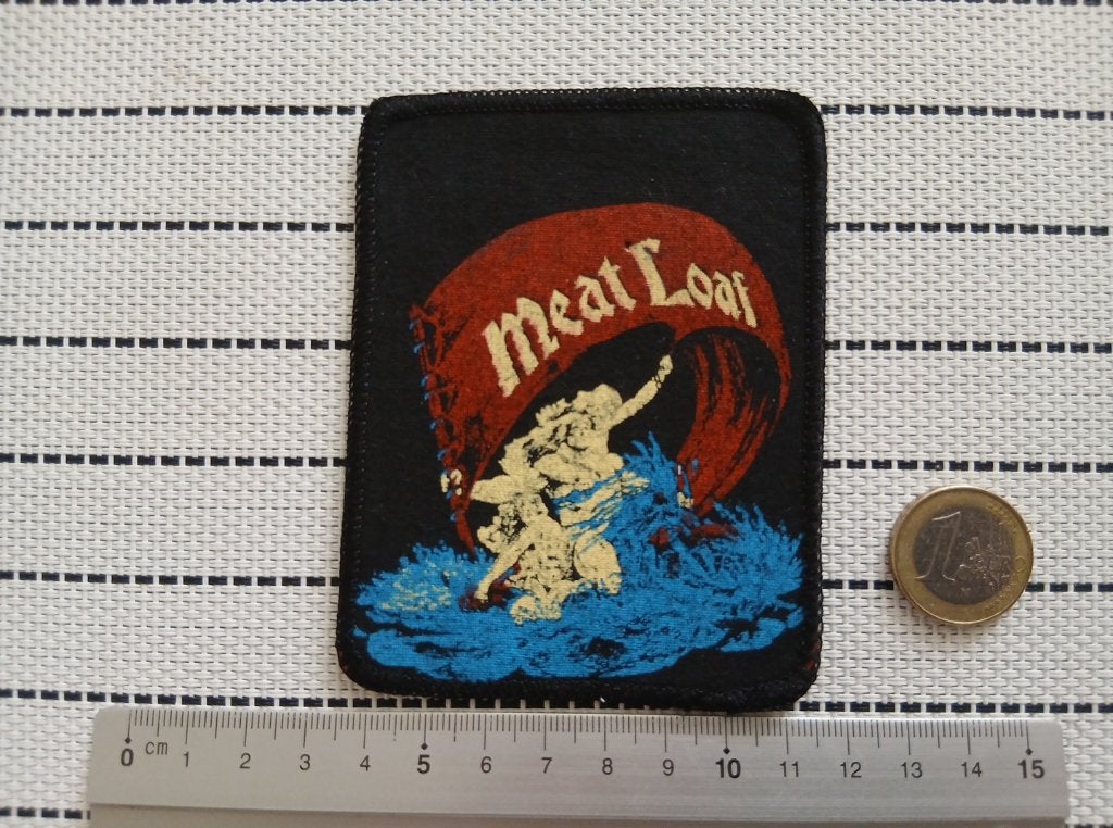 Meat Loaf vrij zeldzame vintage 1981 dead ringer patch m188, Verzamelen, Ophalen of Verzenden, Nieuw, Kleding