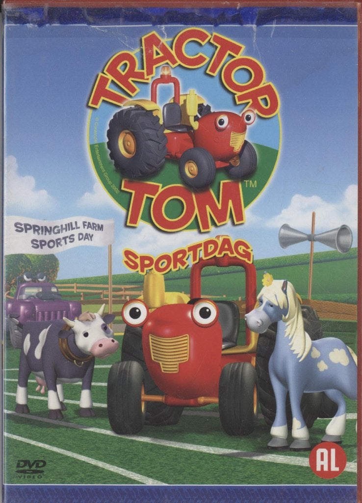 51) Tractor TOM: Sportdag, Gebruikt, Tekenfilm, Ophalen of Verzenden, Alle leeftijden