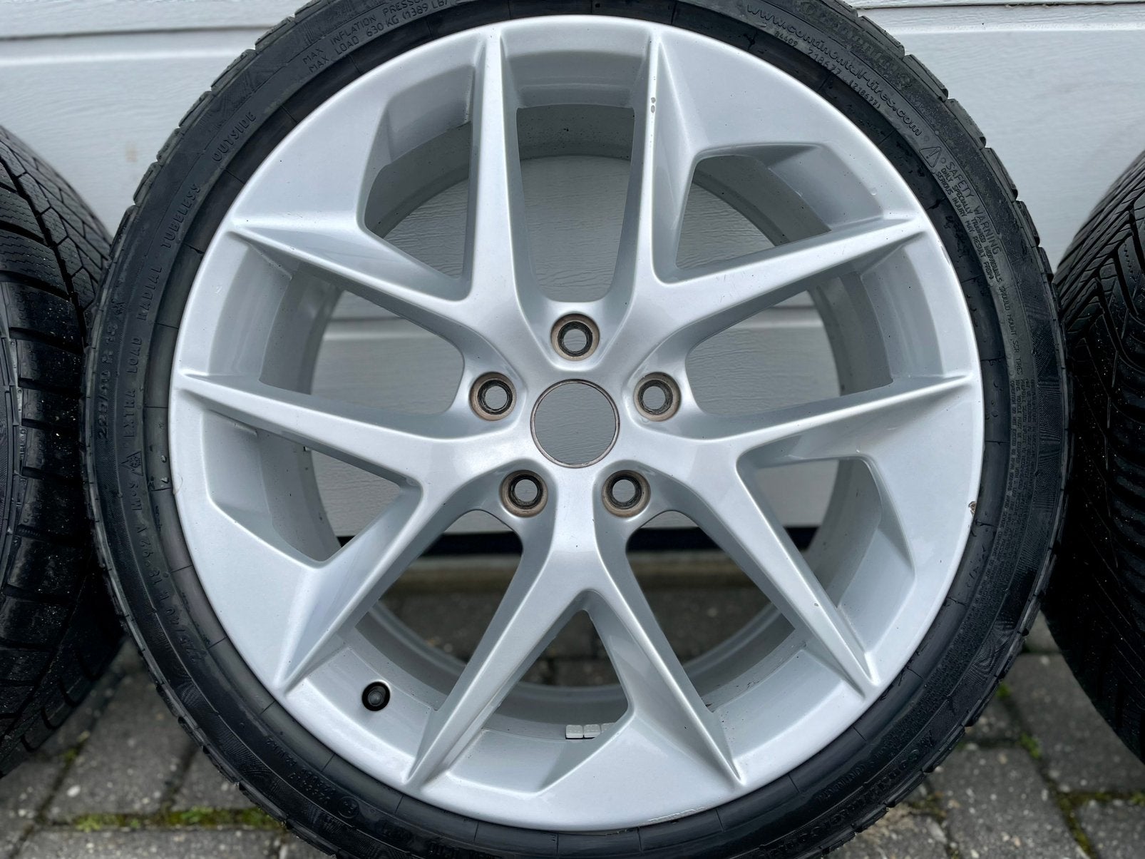18 Inch Originele Seat Leon FR Velgen 225/40/18 5x112 !!!, 18 inch, Banden en Velgen, 225 mm, Winterbanden