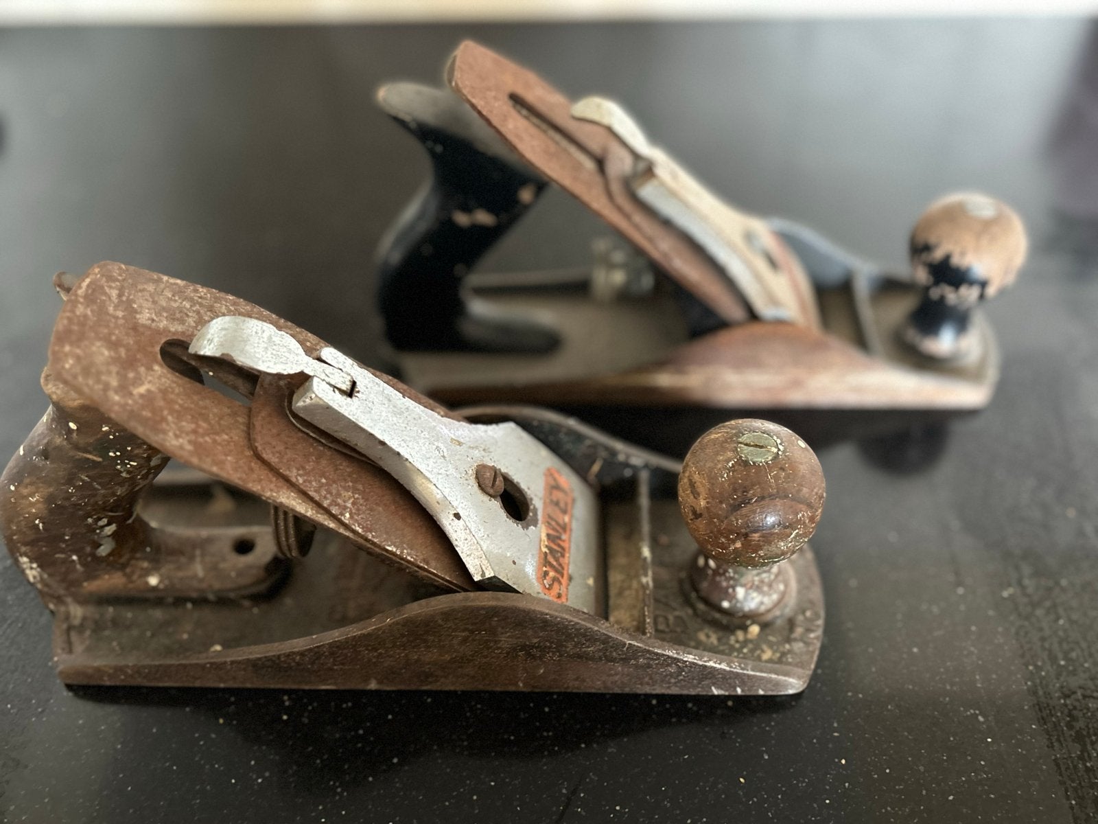 Set van 2 vintage Stanley schaven, Antiek en Kunst, Ophalen of Verzenden