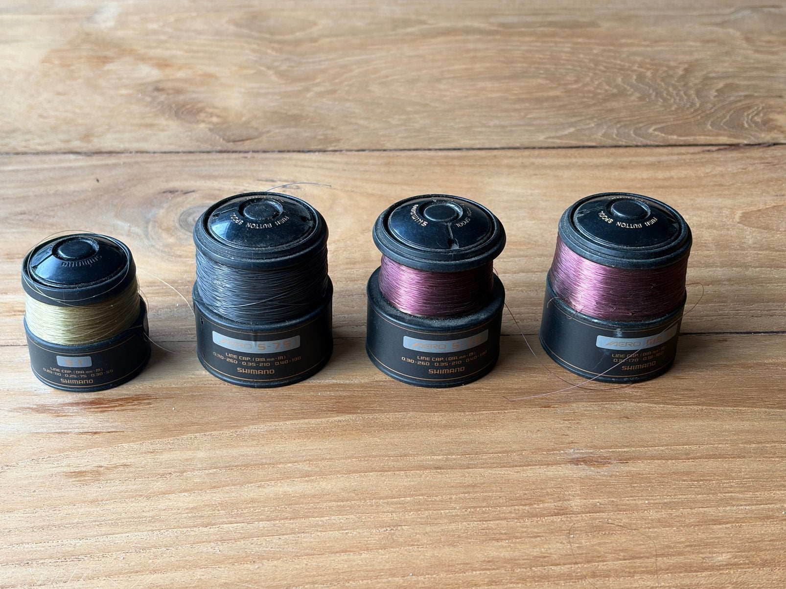 Shimano reserve spoelen. 4 stuks, Ophalen of Verzenden, Zo goed als nieuw, Molen