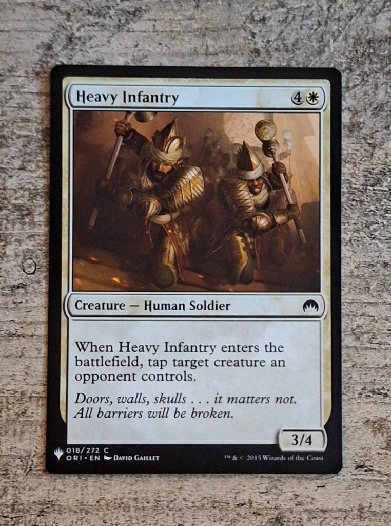 Heavy Infantry - Magic the Gathering, Verzenden, Gebruikt