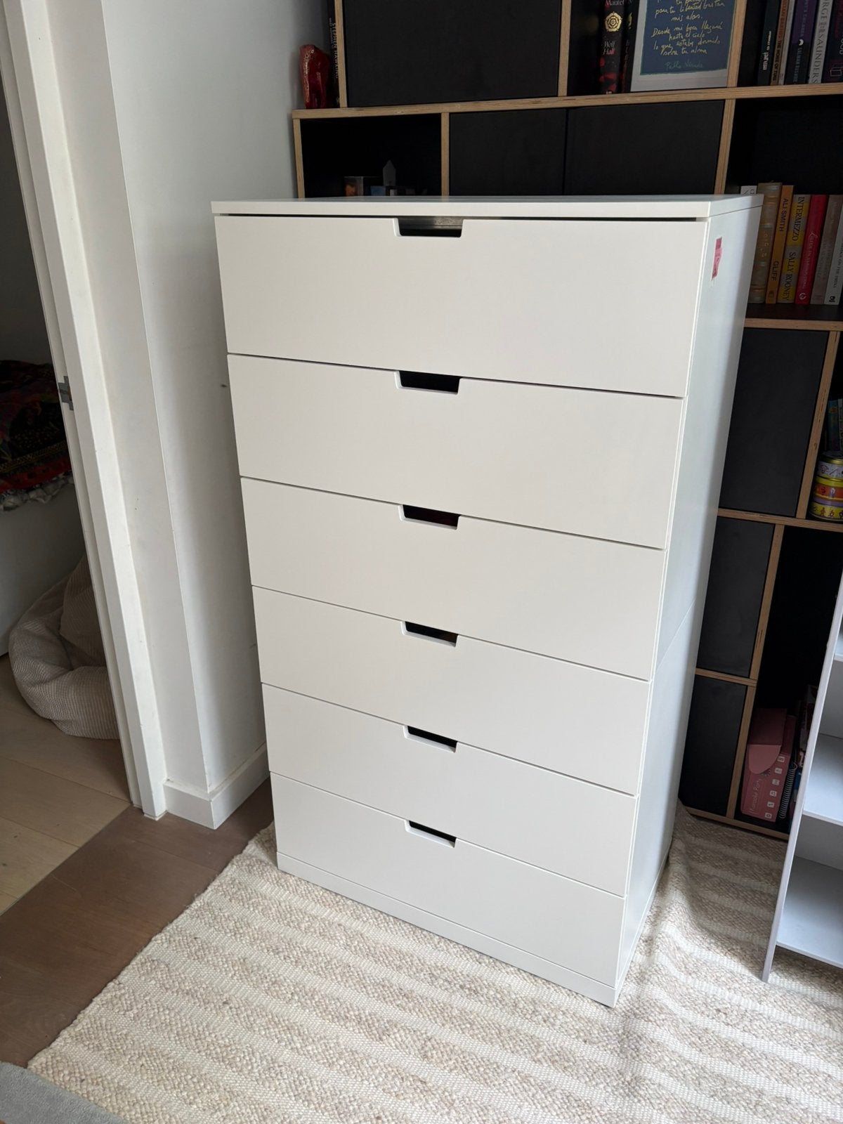 Ikea malm ladekast met 6 laden - Zo goed als nieuw, Ophalen, Overige materialen, 5 laden of meer, 50 tot 100 cm
