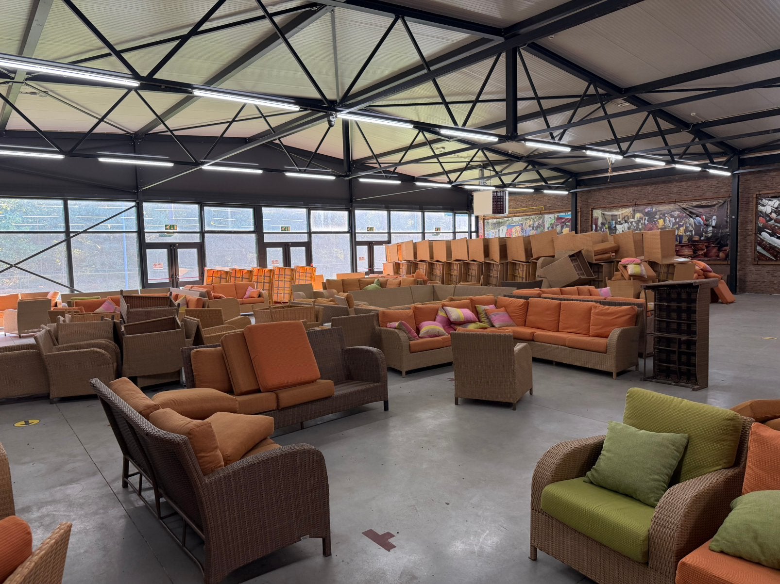 Partij lounge sets, Ophalen, Kunststof, Loungeset, Bank