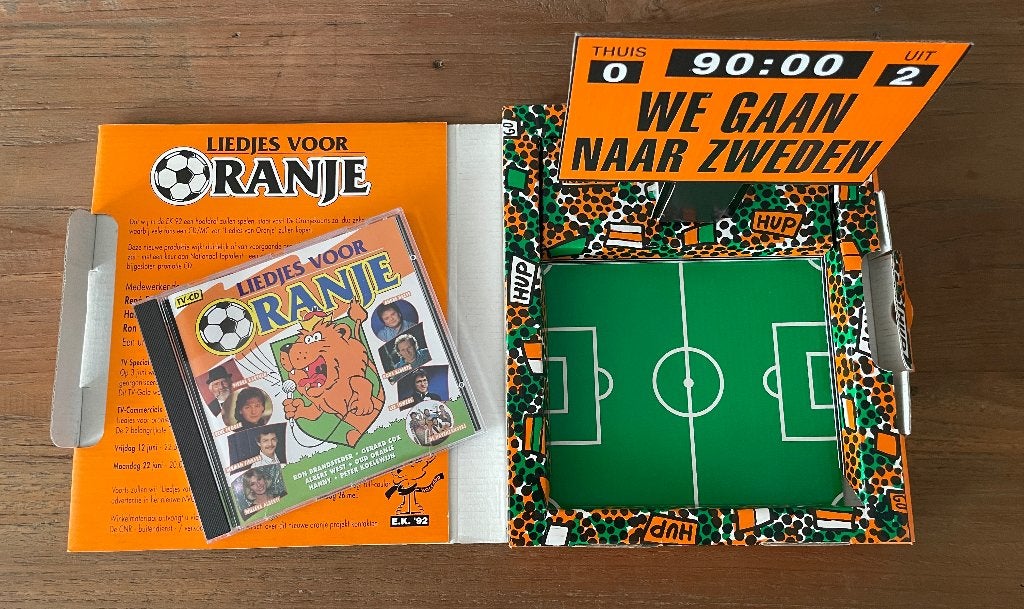 Liedjes Voor Oranje - Promo CD - Nederlands Elftal, Cd's en Dvd's, Ophalen of Verzenden, Zo goed als nieuw, Levenslied of Smartlap
