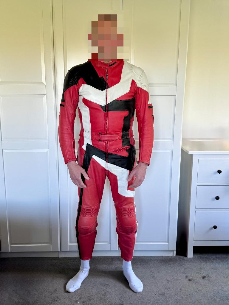 Leren motorpak Lookwell maat 54, Ophalen, Lookwell, Tweedehands, Heren