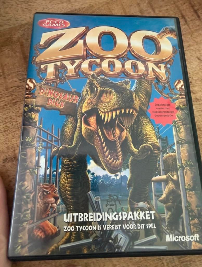 Zoo Tycoon: Dinosaur Digs - PC CD-ROM Uitbreidingspakket, Gebruikt, 1 speler, Ophalen of Verzenden, Vanaf 7 jaar