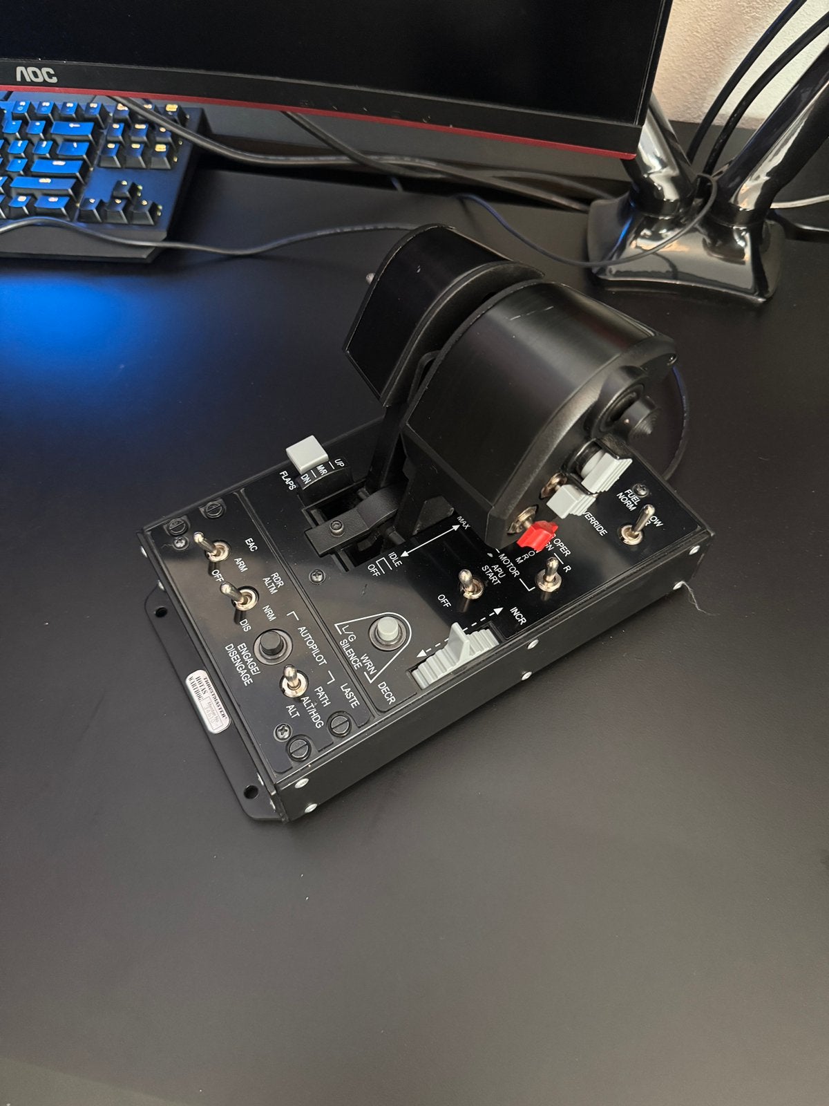Thrustmaster Warthog HOTAS Throttle, Computers en Software, Joysticks, Ophalen of Verzenden, Zo goed als nieuw