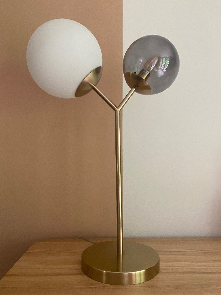 House Doctor tafellamp twice, Ophalen of Verzenden, Zo goed als nieuw, Glas, 50 tot 75 cm
